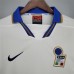 Italy 1996 EuroCup Away White Soccer Jersey